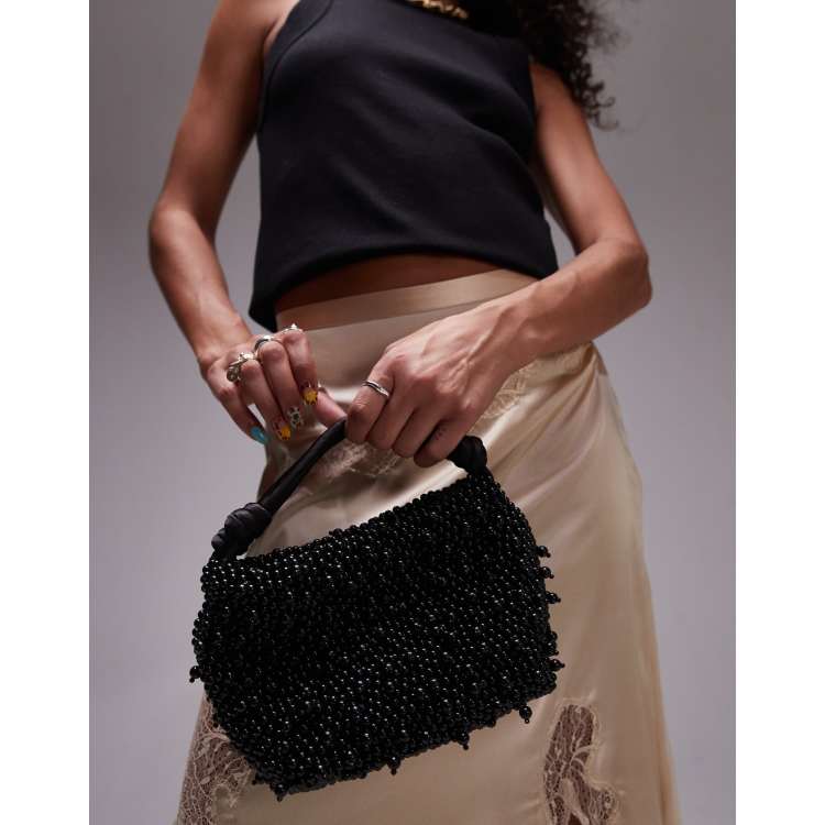 Beaded bag topshop clearance