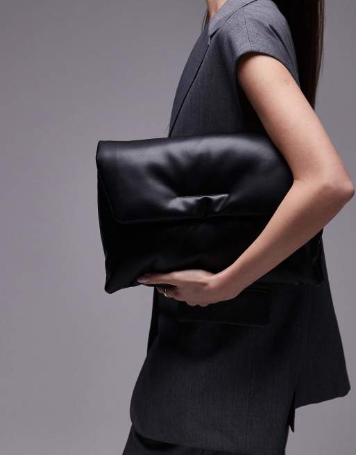 Plain black clutch online