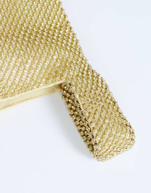 Topshop - Gwyn - Borsa a mano oro decorata, 3 di 4