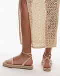 [Topshop] Topshop Hailey two part espadrilles in off white 39 Off white