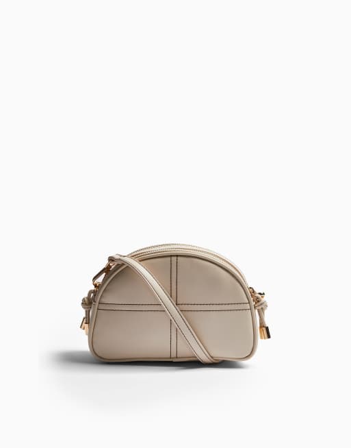 half moon cross body in brown ASOS