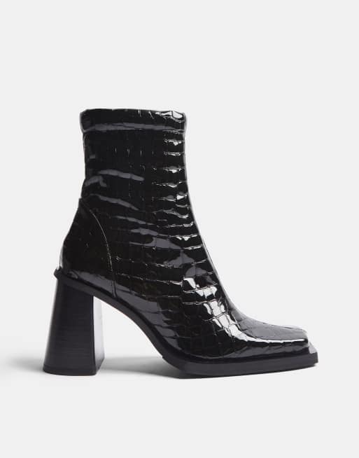 topshop square toe heels