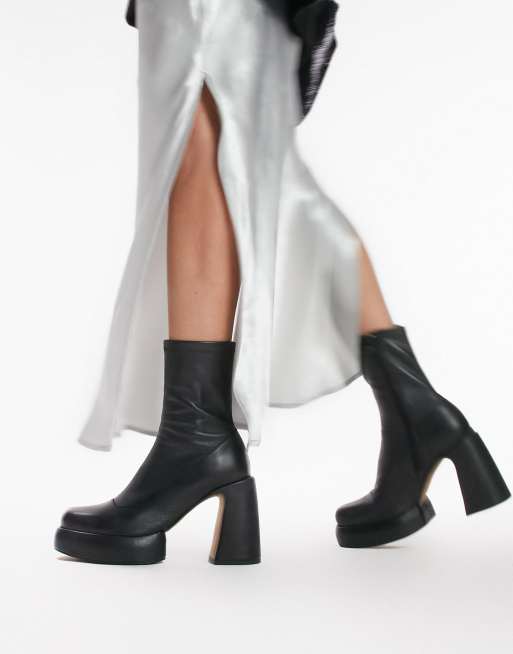 Topshop heeled shop ankle boots