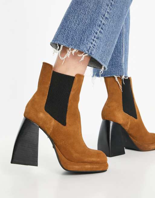 Topshop store tan boots