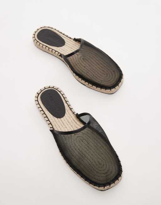 Topshop Harry espadrille mule in black, 2 of 4