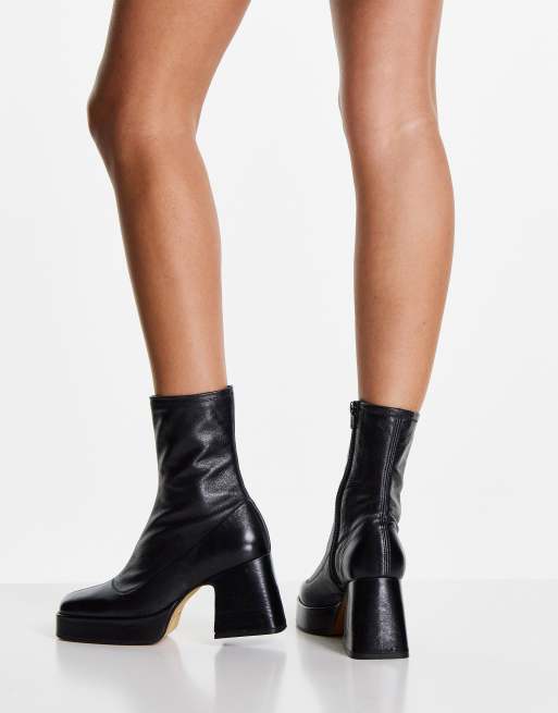 Topshop patent 2025 leather boots