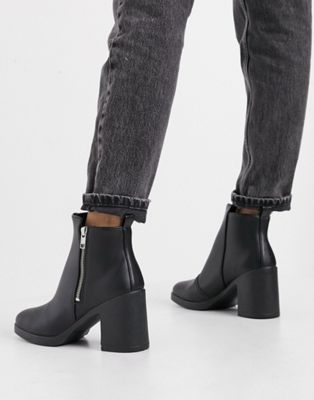 topshop black chelsea boots
