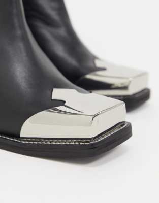 calvin klein metal cap boot