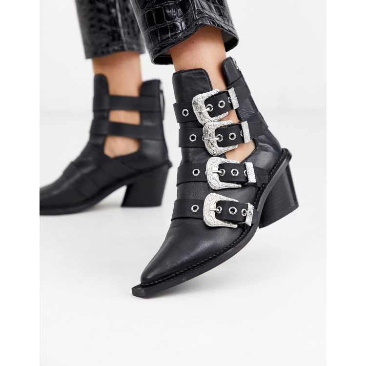 Topshop hot sale studded boots