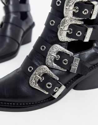 Topshop danni buckle shoe boots sale