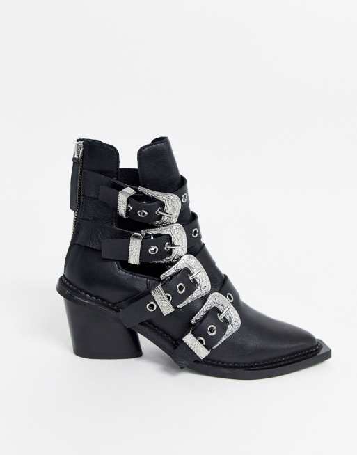 Topshop buckle hot sale ankle boots