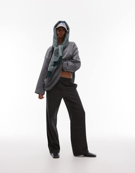 Topshop – Heritage – Dopasowane joggersy w kolorową kratkę - view 1