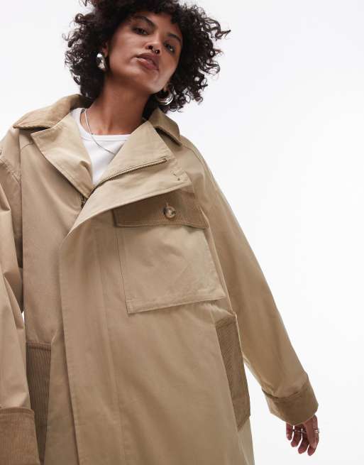 Trench coat with checked lining best sale