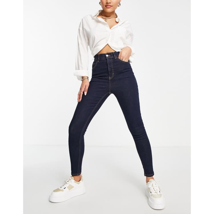 Topshop jamie high 2024 waist ankle grazer