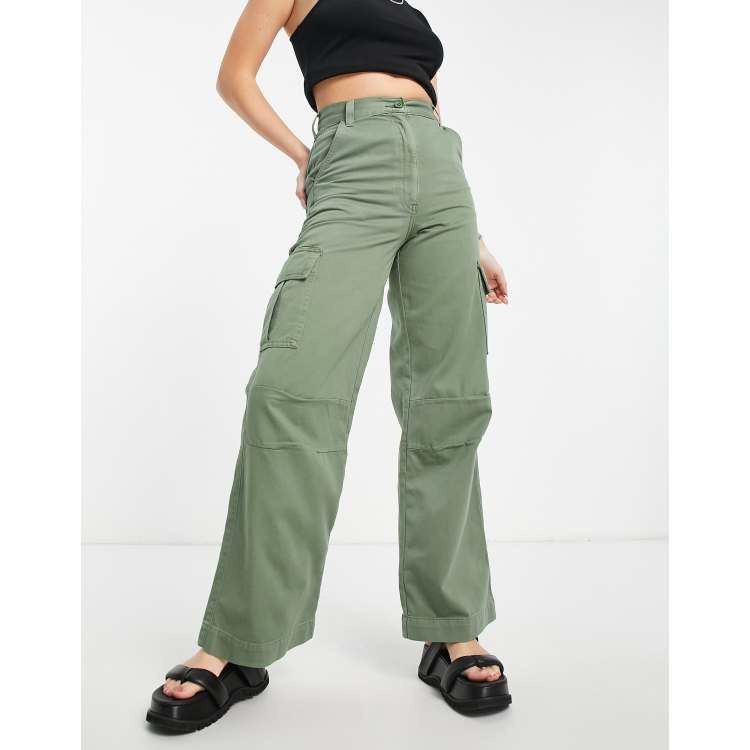 Topshop green cargo pants new arrivals