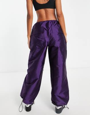 criminal damage purple cargo pant