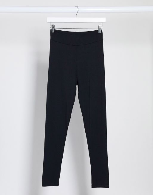 Topshop high waisted legging in black