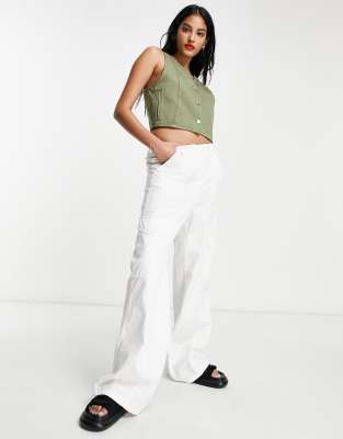 topshop white trousers