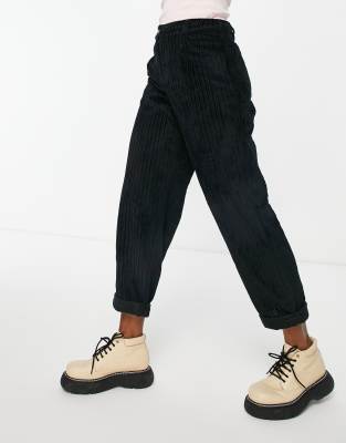 Topshop high waisted cord peg pant in 