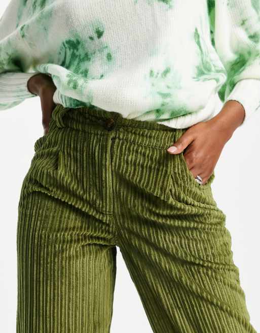 High Rise Corduroy Pants in Green – Shop Olive and Rose