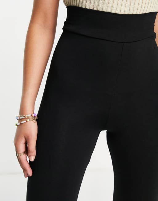 Topshop high waisted legging in black