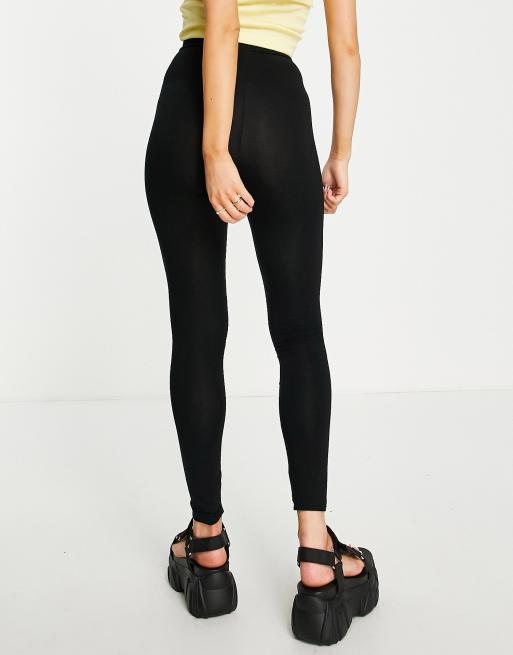 Topshop high waisted legging in black