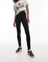 Topshop Tall – Leggings im Leder-Look in Schwarz Size: US 10: Buy Online in  the UAE, Price from 322 EAD & Shipping to Dubai