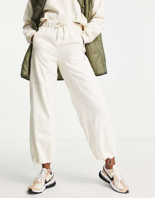 Drawstring high waisted store pants