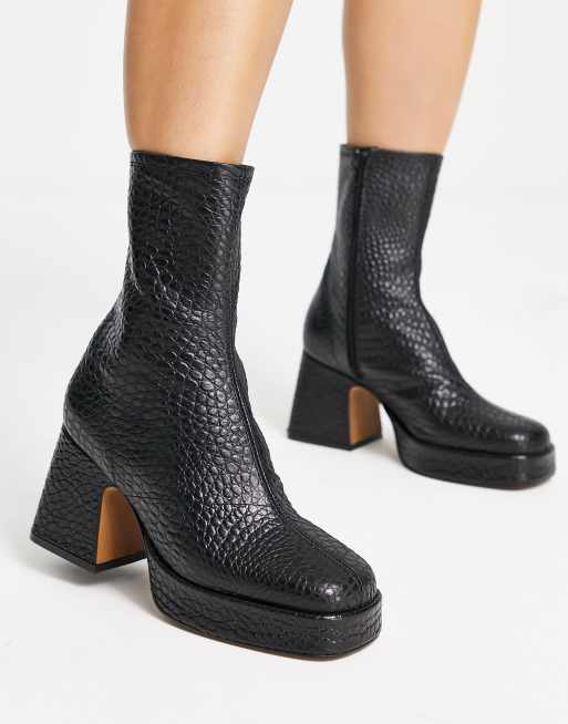 Topshop ashley store hiker boots