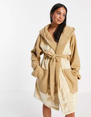 Topshop fluffy dressing outlet gown