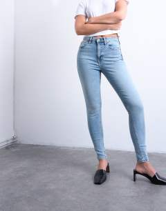 Hourglass Jamie high rise skinny jean in bleach