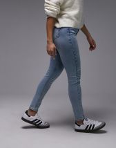 Topshop Hourglass Jamie high rise skinny jean in bleach