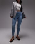 [Topshop Hourglass] Topshop Hourglass Joni high rise super skinny jeans in bleach-Blue W26 L32 Bleach