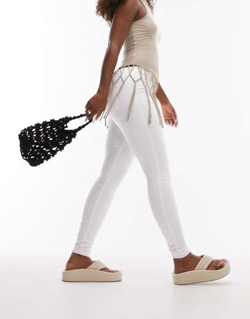 Topshop Hourglass - Joni - Jeans bianchi