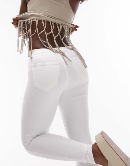 Topshop Hourglass - Joni - Jeans in wit, 5 van 5