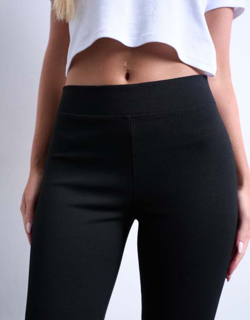 Topshop Hourglass - Leggings neri pesanti, 3 di 5