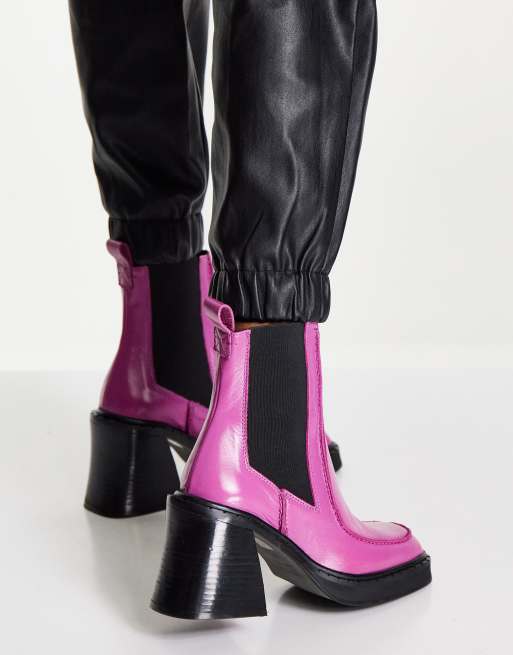 Pink hunter shop ankle boots