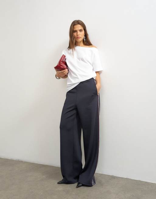 Topshop - Hvid T-shirt med sænket skulder, 2 af 4