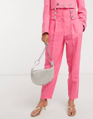 pink boiler suit topshop