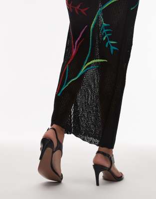 Topshop Iman Toe Loop Heeled Sandals