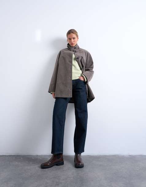 Topshop - Indigoblå og baggy samt lavtaljede Lowrie-jeans med rinse-vask - view 1