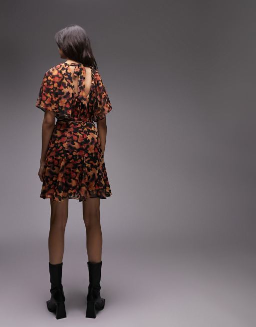 Topshop best sale flame dress