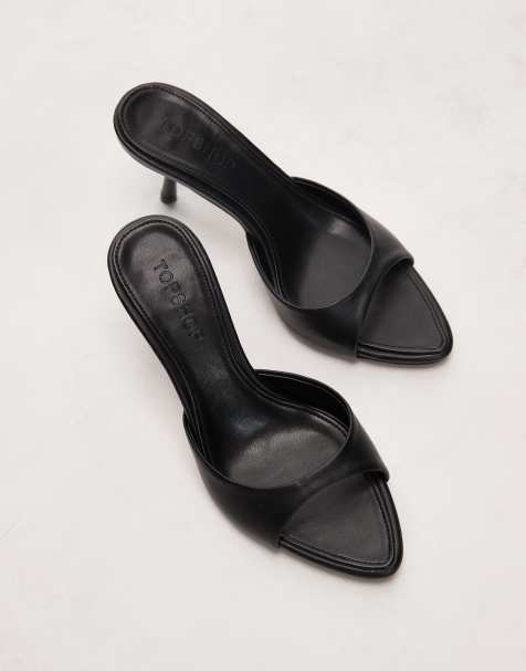 Topshop - Isaac - Mules pointues - Noir - view 1