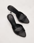 [Topshop] Topshop Isaac point toe mules in black 37 BLACK