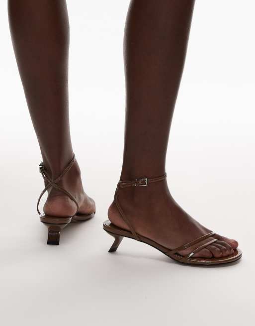 Topshop - Isme - Chaussures à petit talon - Fauve, 3 de 4
