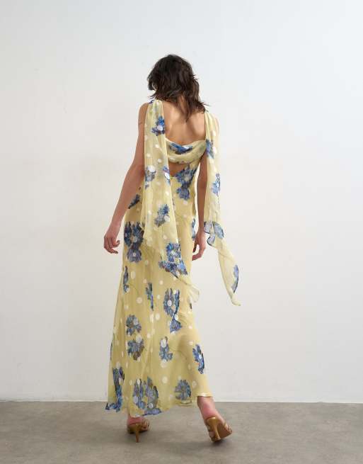 jude connally dress Jude Connally Faith Bamboo Lattice Gold Bluebell l