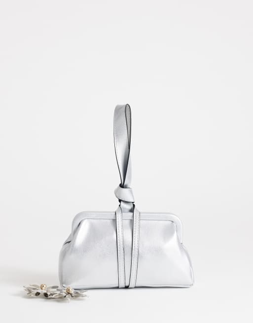 Topshop - Jade - Borsetta nera con manico ad anello, 2 di 4