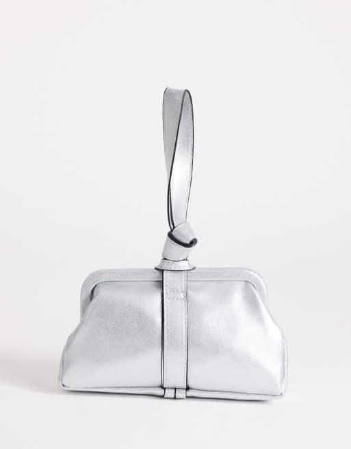 Topshop - Jade - Borsetta nera con manico ad anello, 4 di 4