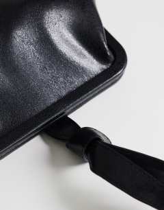 Model wearing Jade mini loop grab bag in black