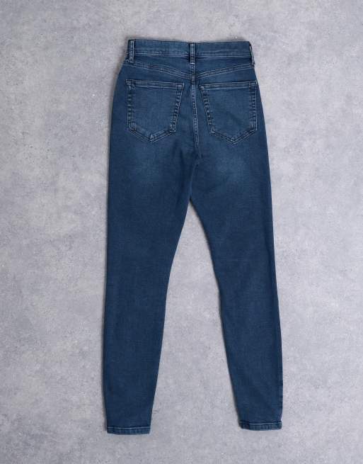 Topshop - Jamie - Blåsorte skinny jeans med høj talje, 7 af 7